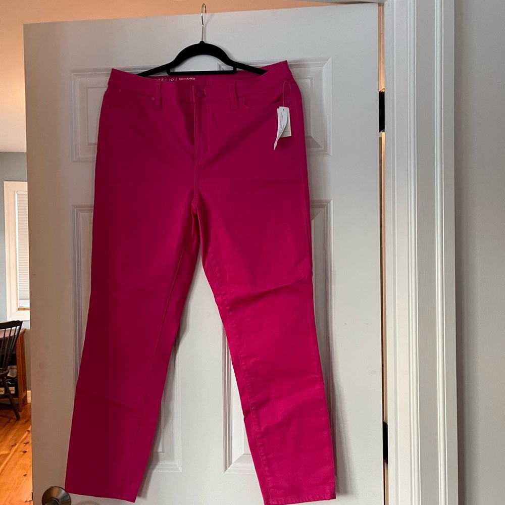 Talbots size 10 slim ankle flawless fit